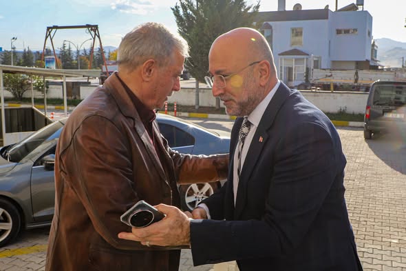 AK Parti Afyonkarahisar İl Başkanı Şahin, OSB Başkanı'nı Ziyaret Etti