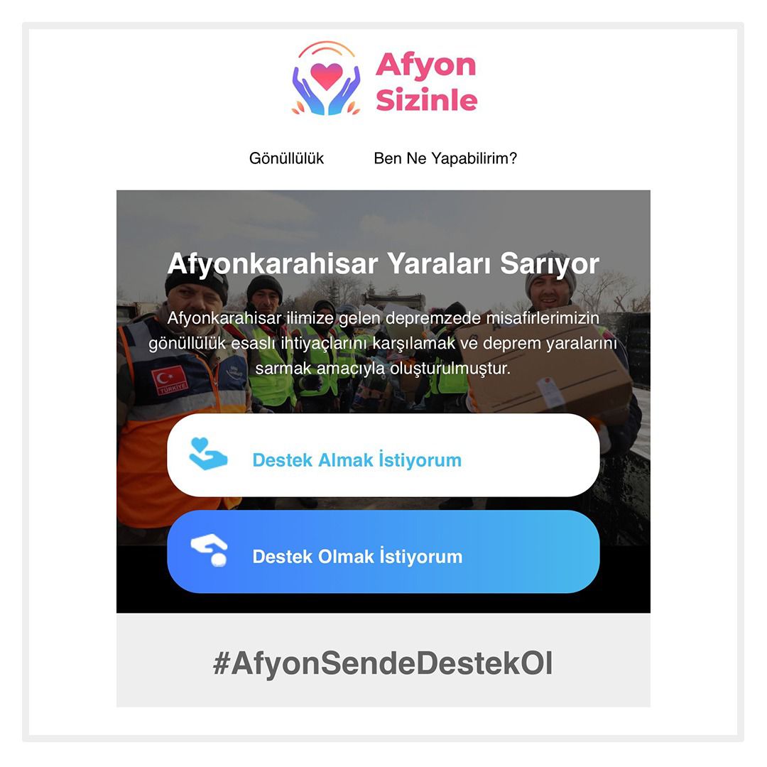 Afyonsizinle.org  Faaliyete Geçti