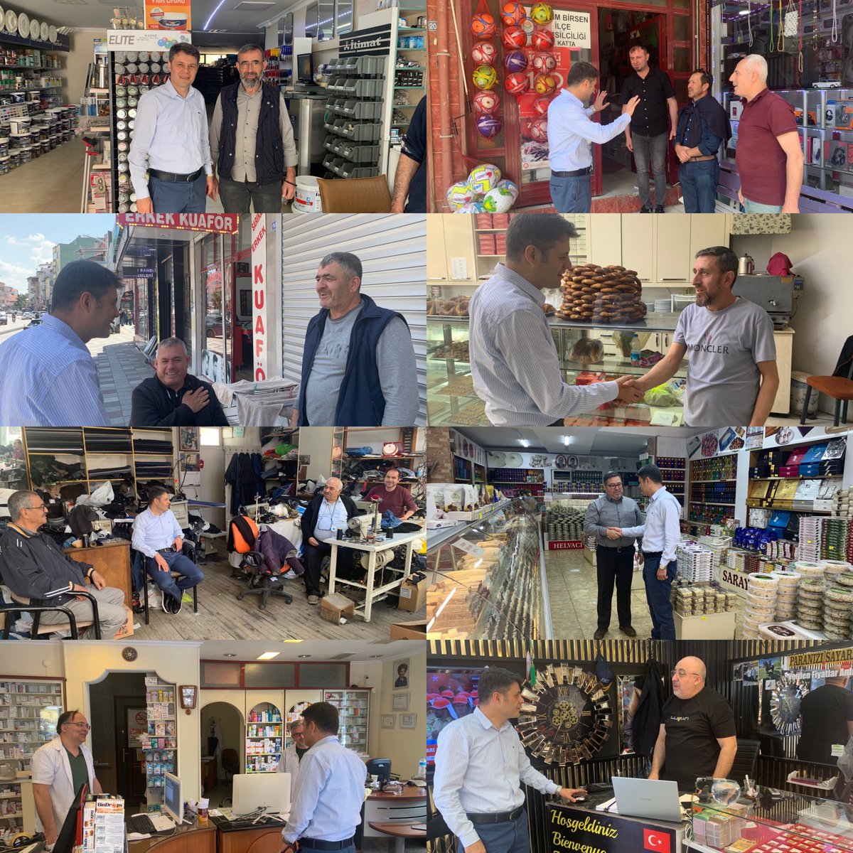 Sandıklı Kaymakamı Çengel, Esnaf ve Vatandaşlarla Bayramlaşma Gerçekleştirdi