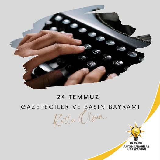 Afyonkarahisar'da Gazeteciler ve Basın Bayramı Kutlandı