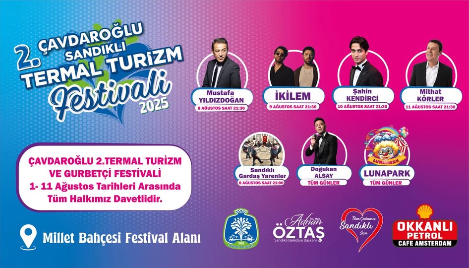 Sandıklı Gardaş Yarenler'den Kılıç Kalkan Gösterisi ile Başlayacak Çavdaroğlu Festivali