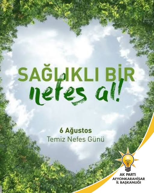 Afyonkarahisar'da Temiz Nefes Günü Etkinliği