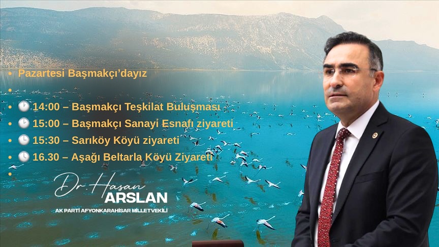 Ak Parti Milletvekili Arslan, Afyonkarahisar'da Program Yaptı