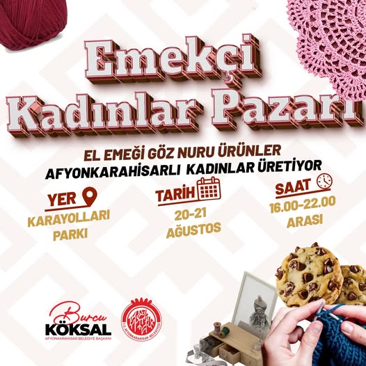Afyonkarahisar'da El Sanatları Festivali: Kadınların Ürünleri Sergileniyor