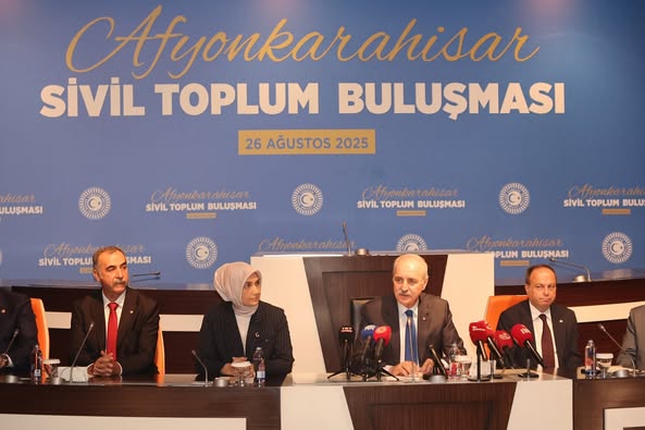 Kurtulmuş, Afyonkarahisar'da Sivil Toplum Kuruluşlarıyla Buluştu