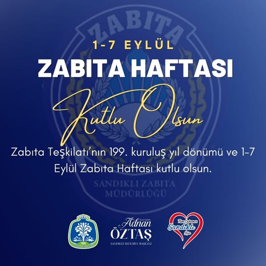 Sandıklı'da Zabıta Teşkilatı 199. Yıl Dönümünü Kutladı