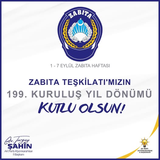 Afyonkarahisar'da Zabıta Haftası Coşkusu: 199 Yıllık Tecrübe