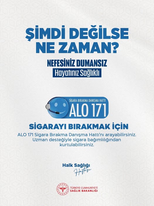 Afyonkarahisar'da Sigara Bırakma Hattı ile Sağlığa Bir Adım