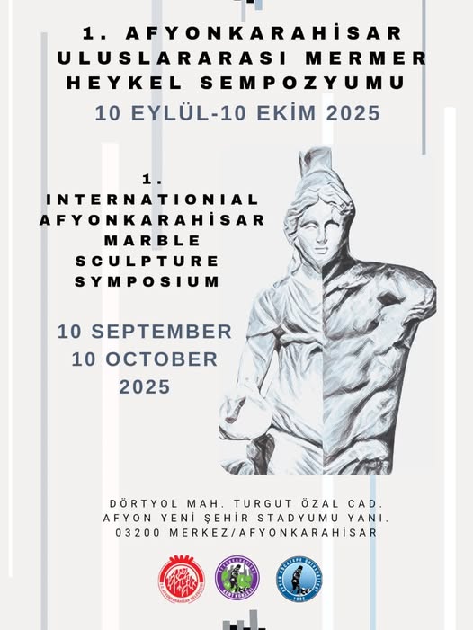 Afyonkarahisar'da Uluslararası Mermer Heykel Sempozyumu Başlıyor