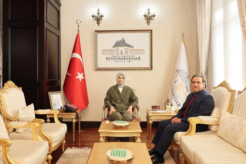 Afyonkarahisar Valisi Yiğitbaşı, Bakan Danışmanı Karaca'yı Ağırladı