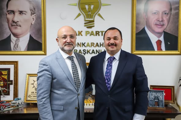 AK Parti Afyonkarahisar'da Önemli Ziyaret: GRTC Temsilcisi Makamda Ağırlandı