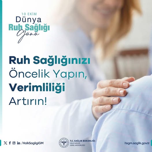 Afyonkarahisar'da 10 Ekim Dünya Ruh Sağlığı Günü'nün Teması Açıklandı