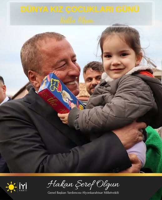 İYİ Partili Olgun'dan 11 Ekim Dünya Kız Çocukları Günü Mesajı