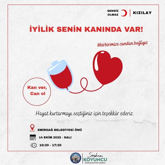 Emirdağ'da Hayat Kurtaran İş Birliği: Kızılay ile Kan Bağışı Kampanyası