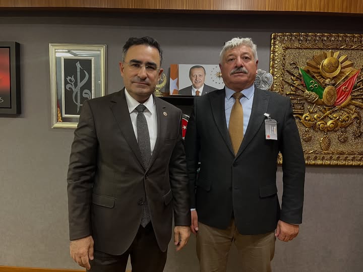 AK Parti Afyonkarahisar Milletvekili Hasan Arslan, Işıklar Belediye Başkanı Murat Karamoçu'yu Mecliste Ağırladı