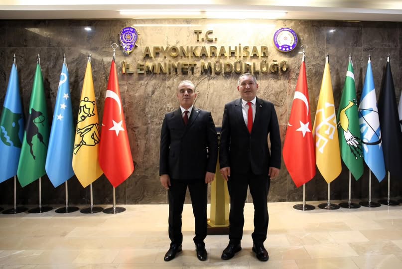 Dinar Belediye Başkanı'ndan İl Emniyet Müdürlüğü'ne Güvenlik Ziyareti