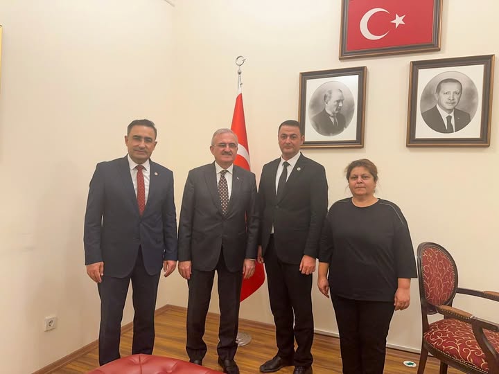 AK Parti Afyonkarahisar Milletvekili Hasan Arslan, İçişleri Bakan Yardımcısı Karaloğlu'nu Ziyaret Etti