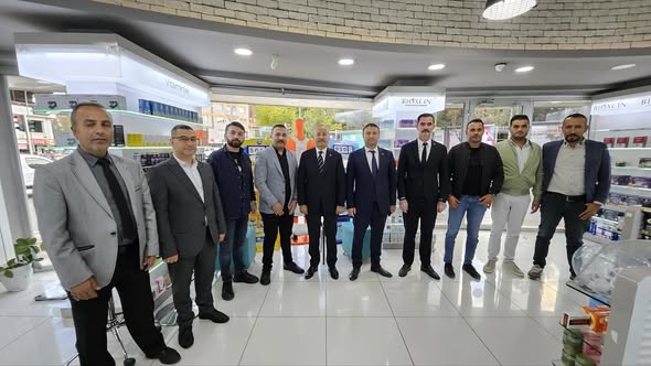 MHP'li Taytak, Afyonkarahisar'da Eczacı İskender Manap ile Görüştü