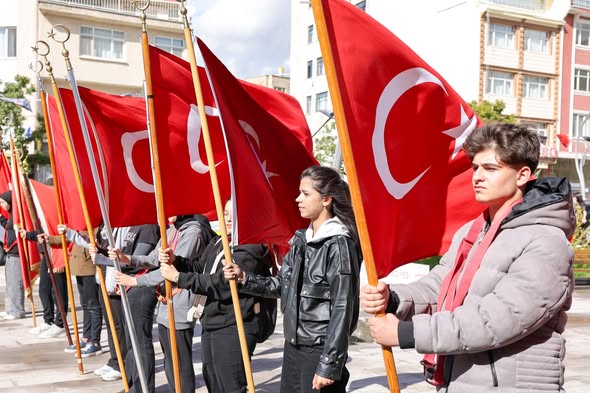 Sandıklı'da 29 Ekim Cumhuriyet Bayramı Coşkusu